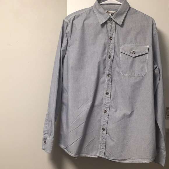 converse one star button down shirt